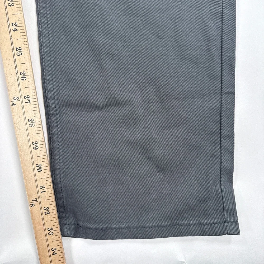 Levis Mens 514 Straight Fit Pants 36x34 Charcoal Grey Stretch Minimalist